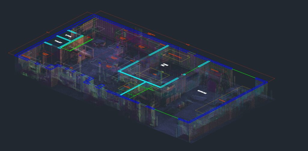 3 – CAD overlay of Diverse Dimensions Lab scan